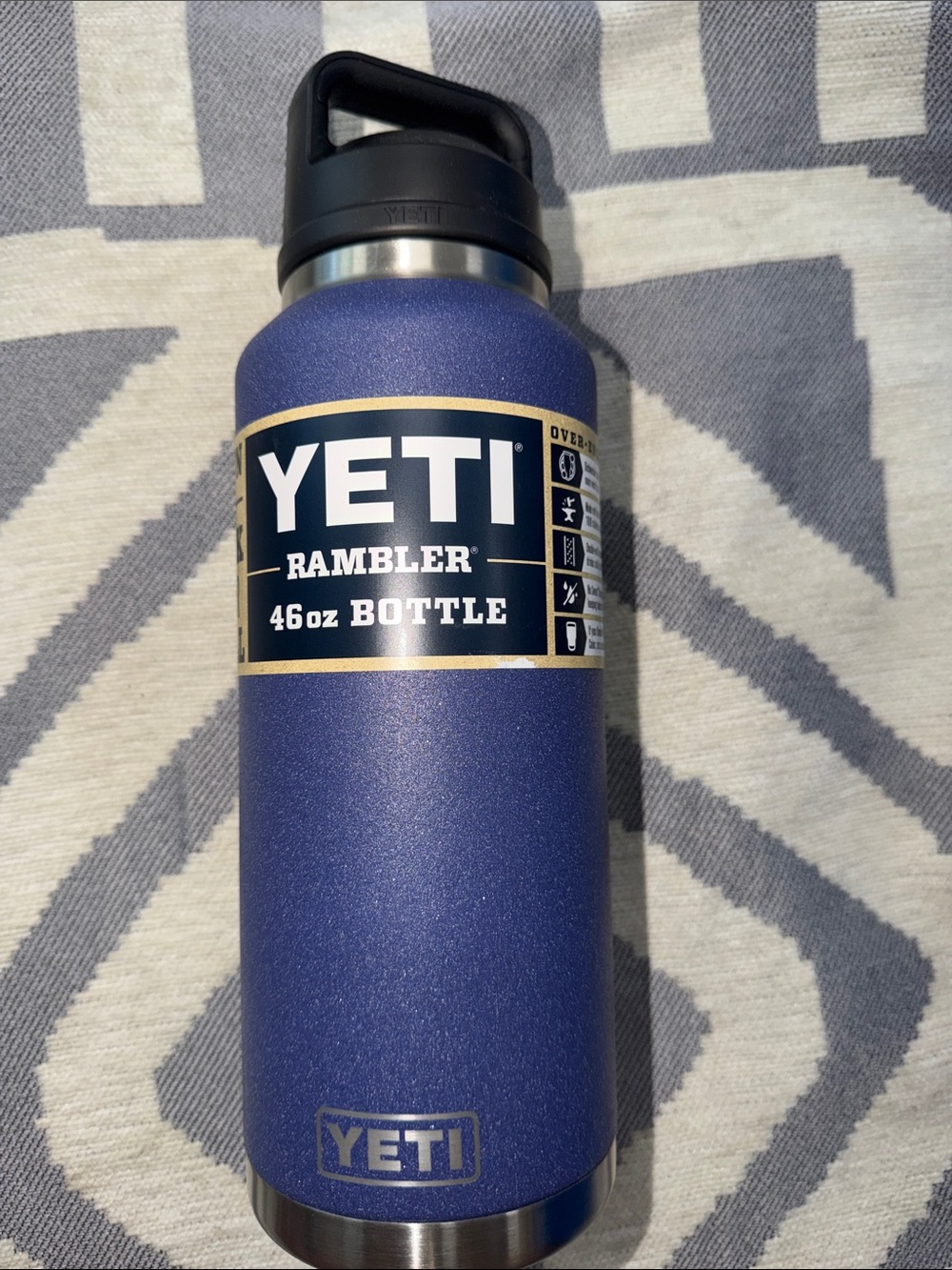 BNNU Yeti Rambler 46oz Bottle w/Chug Cap- MOON DUST